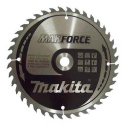 Makita Диск циркулярен за рязане Makita на дърво фино напречно надлъжно с HM пластини 190 мм, 15.88 мм, 1.4 мм, 40 z, Makforce-B-08492