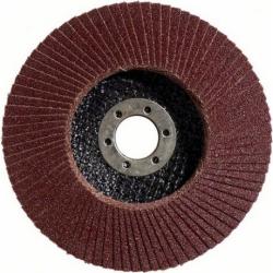 Bosch Диск от шкурка за шлайфане Bosch ламелен за метал 115 мм, 22.23 мм, P60, Standard for Metal X431-2 608 603 653