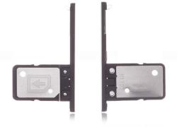 tel-szalk-003989 Sony Xperia XA1 fekete SIM kártya tálca (2 SIM kártyás telefonokhoz) (tel-szalk-003989)