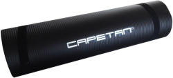 Capetan Capetan® Professional Line NBR fitnesz szőnyeg akasztógyűrűkkel 180x61x1cm méretben, Fekete színben