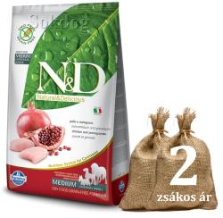 N&D Grain Free Adult Chicken & Pomegranate 2x12 kg