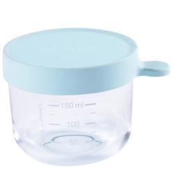 Beaba Recipient ermetic sticla 150 ml Bleu Set pentru masa bebelusi