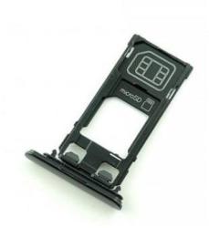  tel-szalk-003915 Sony Xperia XZ fekete SIM & SD kártya tálca (1 SIM kártyás telefonhoz) (tel-szalk-003915)