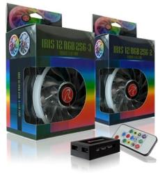 RAIJINTEK IRIS 12 Rainbow RGB 120mm Twin Pack (0R400044)