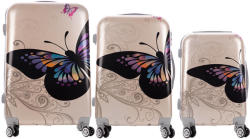 ABS Butterfly - 3 részes bőrönd szett (LC-071)