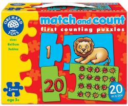 Orchard Toys Puzzle Potriveste si numara de la 1 la 20 MATCH AND COUNT (OR219) - ookee