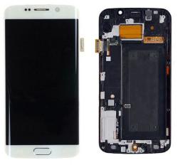 Samsung NBA001LCD002771 Samsung Galaxy S6 Edge G925F fehér LCD kijelző érintővel kerettel (NBA001LCD002771)