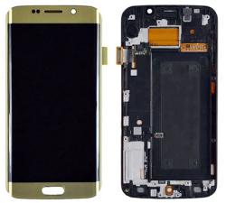 Samsung GH97-17162C Gyári Samsung Galaxy S6 Edge G925F arany LCD kijelző érintővel (GH97-17162C)