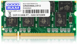 GOODRAM 512MB DDR 400MHz GR400S64L3/512