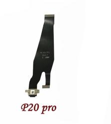 tel-szalk-004112 Huawei P20 Pro töltőcsatlakozó port, flexibilis kábel / töltő csatlakozó flex (tel-szalk-004112)