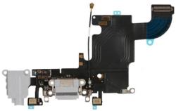 tel-szalk-004068 Apple iPhone 6S töltőcsatlakozó port, flexibilis kábel / töltő csatlakozó flex világos szürke (tel-szalk-004068)