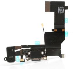  tel-szalk-004048 Apple iPhone 5S töltőcsatlakozó port, flexibilis kábel / töltő csatlakozó flex fekete (tel-szalk-004048)