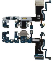  tel-szalk-004107 Samsung Galaxy S9 Plus G965F töltőcsatlakozó port, flexibilis kábel / töltő csatlakozó flex (tel-szalk-004107)