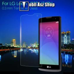 LG Leon (C50), Üvegfólia, 0, 3mm vékony, 9H, Sík részre
