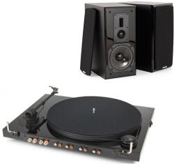 Pro-Ject Pick-Up Pro-Ject JUKEBOX E (OM5e) Negru Piano + Boxe Raft Dynavoice Definition DM-6