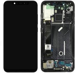  5606100400B6 Gyári Xiaomi Mi 8 fekete LCD kijelző érintővel kerettel előlap (5606100400B6)