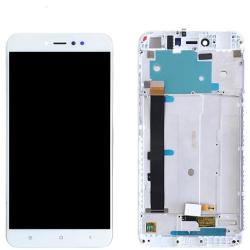 NBA001LCD003223 Xiaomi Redmi Note 5A Prime / Pro fehér LCD kijelző érintővel kerettel előlap (NBA001LCD003223)