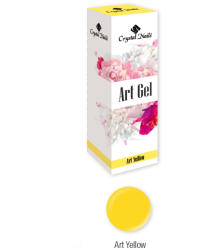 Crystalnails Art Gel festőzselé - Art Yellow (5ml)