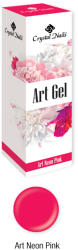 Crystalnails Art Gel sűrű festőzselé - Art Neon Pink (5ml)