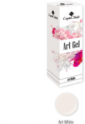 Crystalnails Art Gel festőzselé - Art White (5ml)