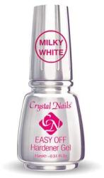 Crystalnails Easy Off Hardener Gel (Milky White) - 15ml