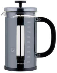 Klausberg Френска преса за кафе Klausberg KB 7704, 1 l, Стъкло, Мерителна скала, Графит/сив (KB 7704)