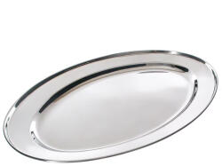 Kinghoff Плато за сервиране Kinghoff KH 1232, 40 см, Oвално, Инокс (Kinghoff KH 1232)
