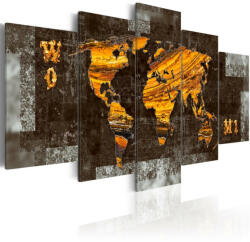 Artgeist Kép - falitérkép - Hidden Treasure (World Map) Világtérkép 100x50