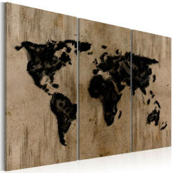 Artgeist Kép - falitérkép - Mysterious map of the World Világtérkép 120x80