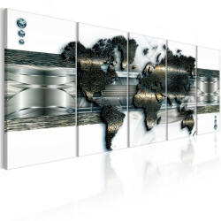 Artgeist Kép - falitérkép - Three-dimensional Map Világtérkép 225x90