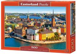 Castorland 500 db-os puzzle - Óváros Stockholmban, Svédország (pz52790)