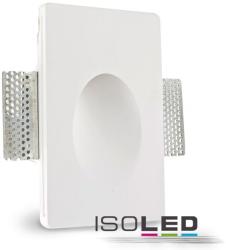 IsoLED Süllyesztett gipsz keret G4/MR11 foglalat négyzet fehér Isoled (ISO 112170)