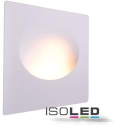IsoLED Süllyesztett gipsz keret GU10 foglalat négyzet fehér Isoled (ISO 112166)