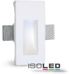 IsoLED Süllyesztett gipsz keret G4/MR11 foglalat négyzet fehér Isoled (ISO 112167)