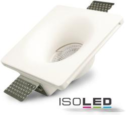 Süllyesztett gipsz keret Gx53 foglalat négyzet fehér IsoLED (ISO 112078)