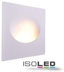 IsoLED Süllyesztett gipsz keret GU10 foglalat négyzet fehér Isoled (ISO 112165)