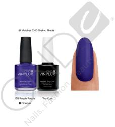 CND VinyLux tartós körömlakk #138 Purple Purple