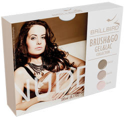 BrillBird NUDE Brush&Go Gel&Lac készlet