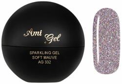 Ami Gel Gel Colorat Glitterat - Sparkling Gel Soft Mauve 5gr - AMI GEL