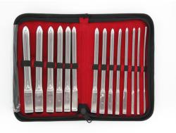 Kiotos Steel Single End Dilator Set 14pcs