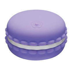 Kawaii Macaroon Massager Blackcurrant Violet Vibrator