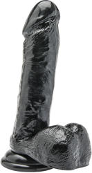 ToyJoy Get Real Cock 7 Inch with Balls 18cm Black