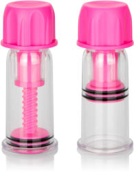CalExotics Nipple Play Vacuum Twist Suckers Pink