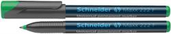 Schneider Alkoholos marker, OHP, 0, 7 mm, SCHNEIDER "Maxx 222 F", zöld (TSC222Z)