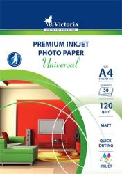 Victoria Paper Fotópapír, tintasugaras, A4, 120 g, matt, VICTORIA PAPER "Universal (LVIM03) - irodaoutlet
