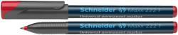 Schneider Alkoholos marker, OHP, 0, 7 mm, SCHNEIDER "Maxx 222 F", piros (TSC222P)