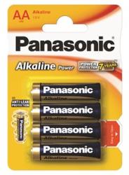 Panasonic Elem, AA ceruza, 4 db, PANASONIC "Alkaline power (PEBAA4) - irodaoutlet