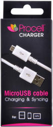 Procell Cablu USB MicroUSB Procell Negru (CIUSBMICRON)