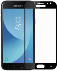 Meleovo Folie Samsung Galaxy J3 (2017) Meleovo Sticla Full Cover Black (MLVDGDJ330BK)