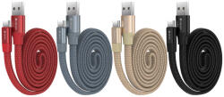 DEVIA Cablu Type-C Devia Ring Red (0.8m, impletitura nylon) (DVCRTCRD)